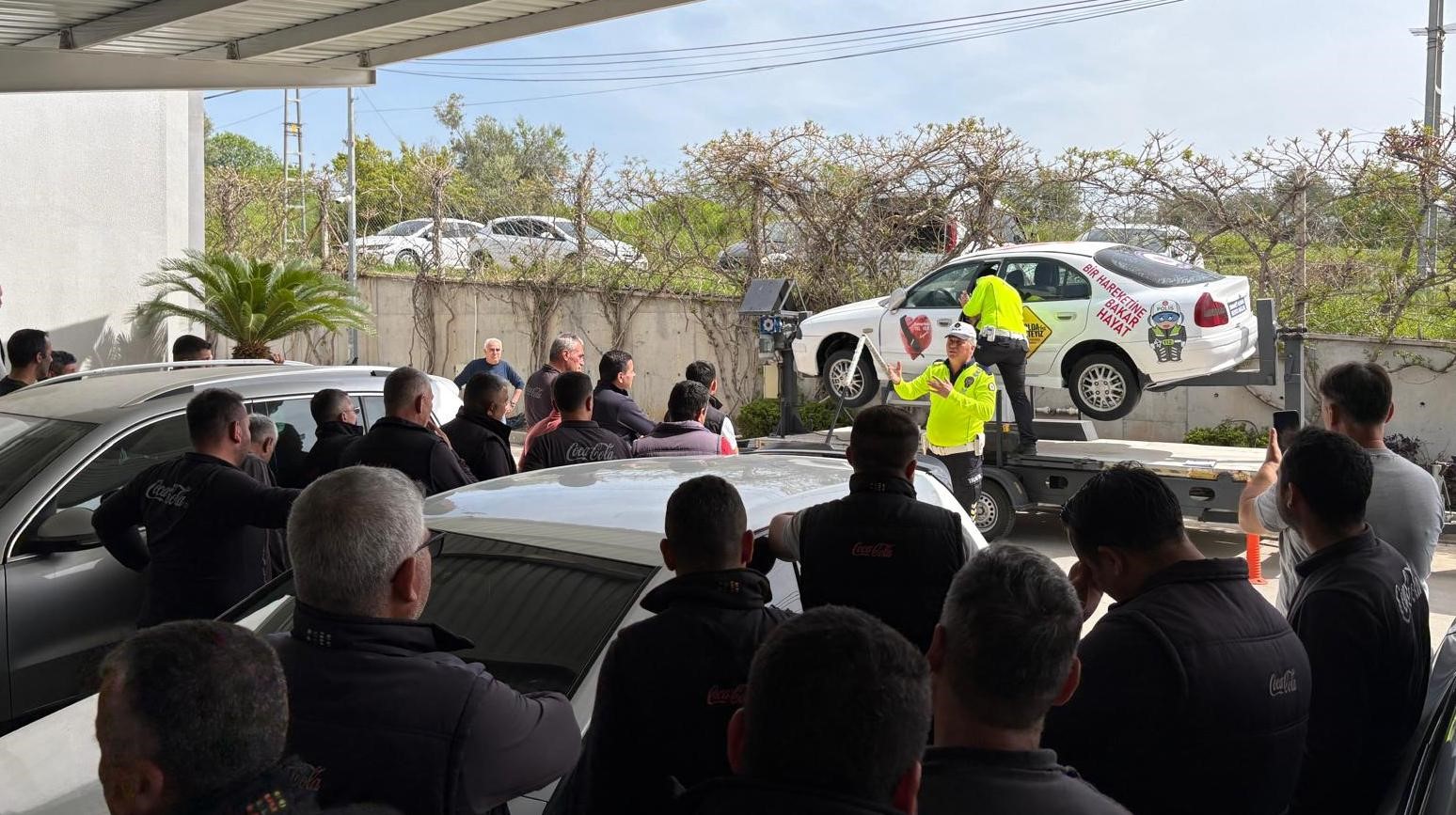 Mersin’de trafik güvenliği için sürücülere uygulamalı eğitim
