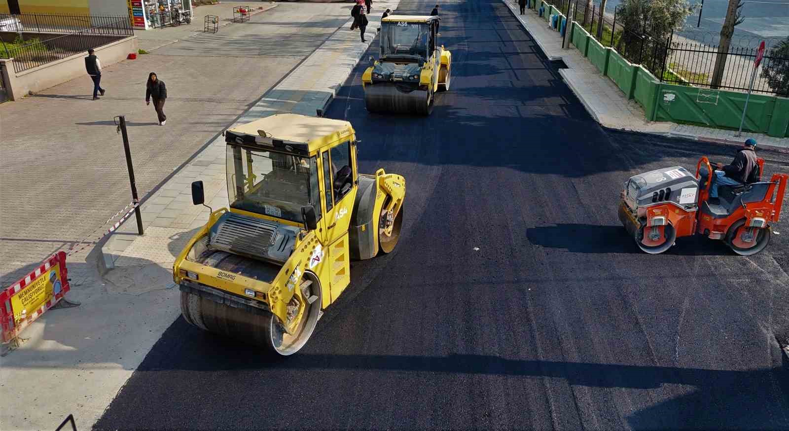 Mersin’de yol çalışması tamamlandı, ulaşım kolaylaştı
