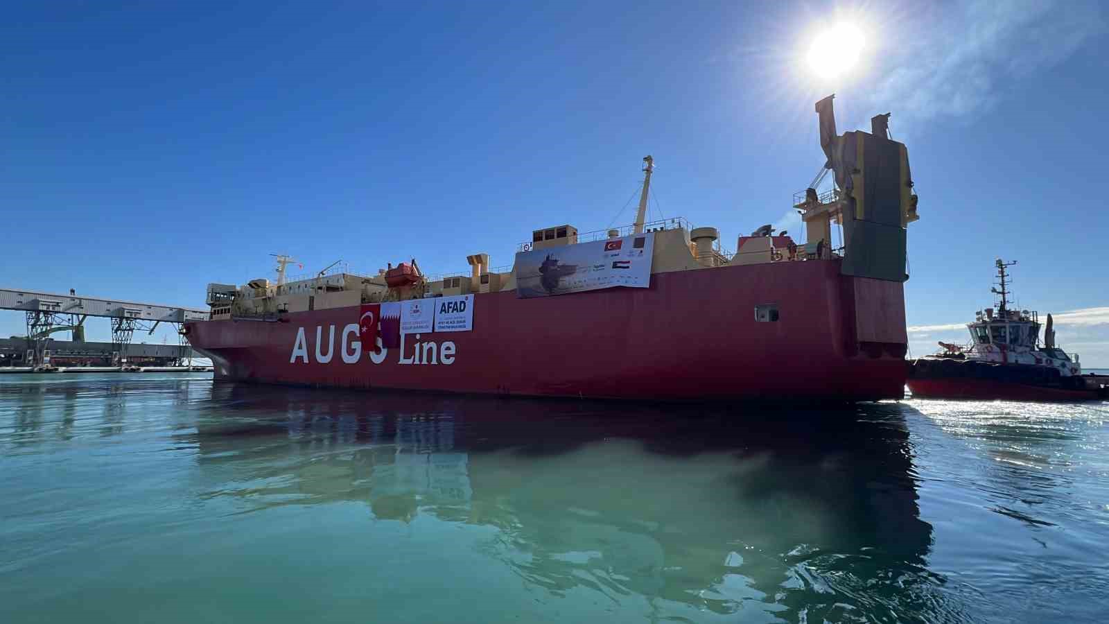 Mersin’den Sudan’a 6. İyilik Gemisi uğurlandı
