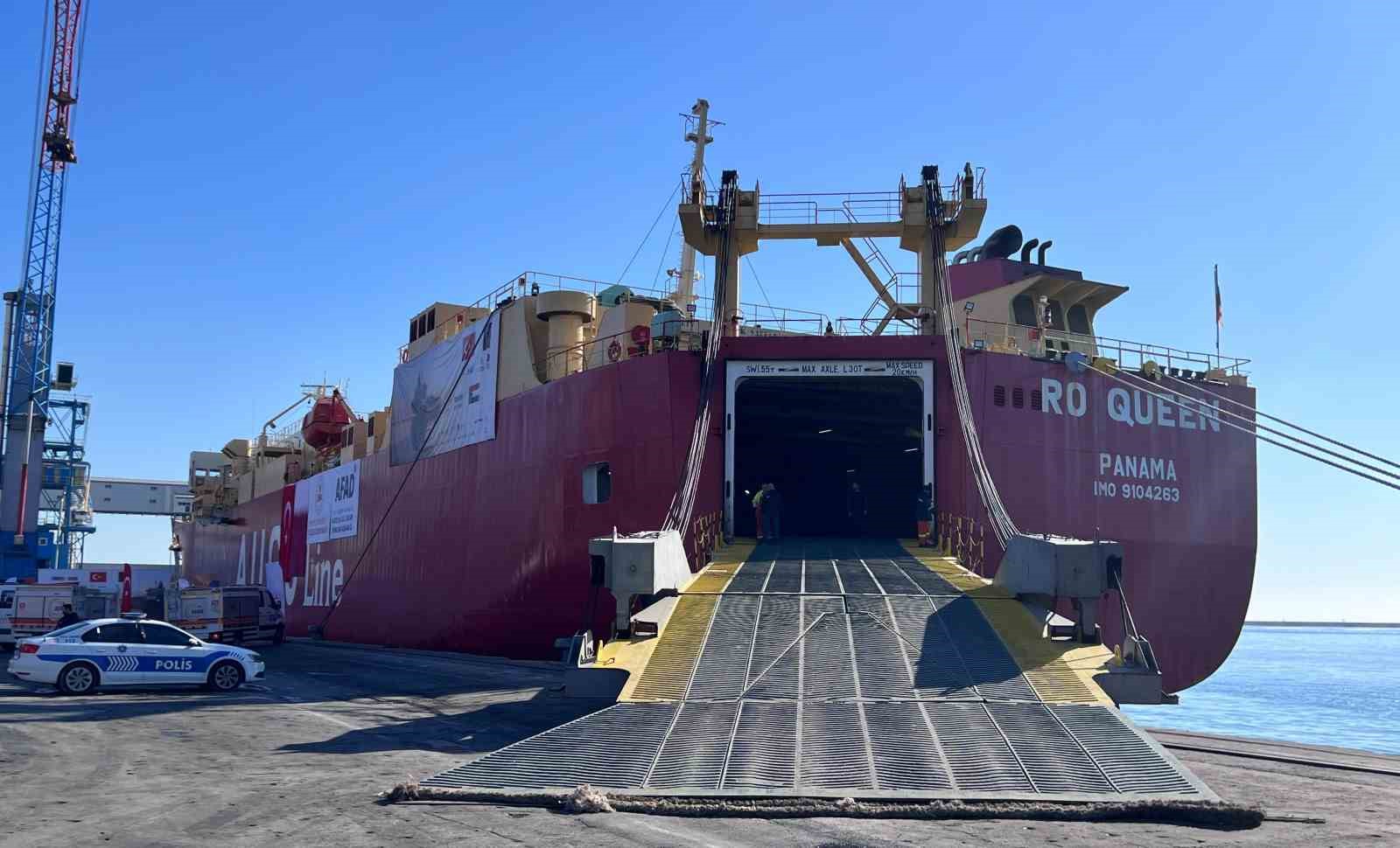 Mersin’den Sudan’a 6. İyilik Gemisi uğurlandı
