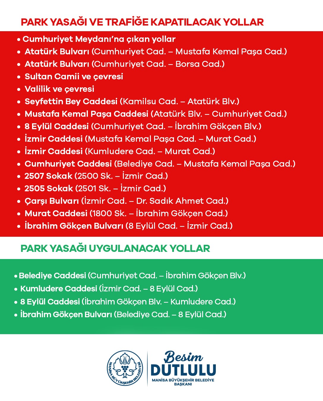 Mesir Festivali nedeniyle 25-26 Nisan’da kapanacak yollar açıklandı
