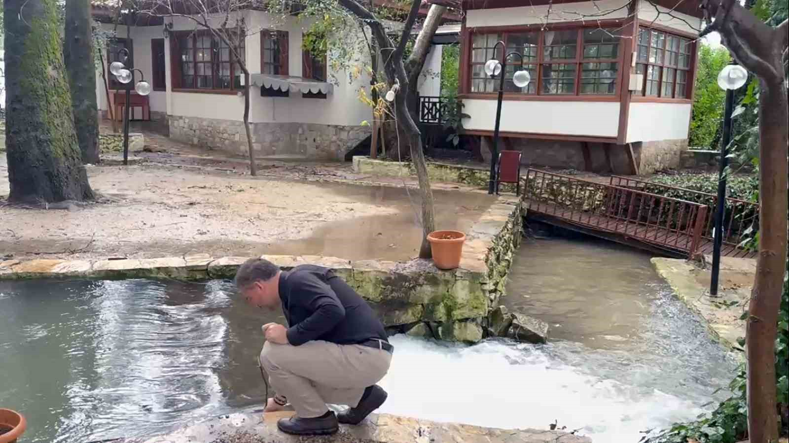 Mesire alanının kuruyan kaynağı tekrar canlandı

