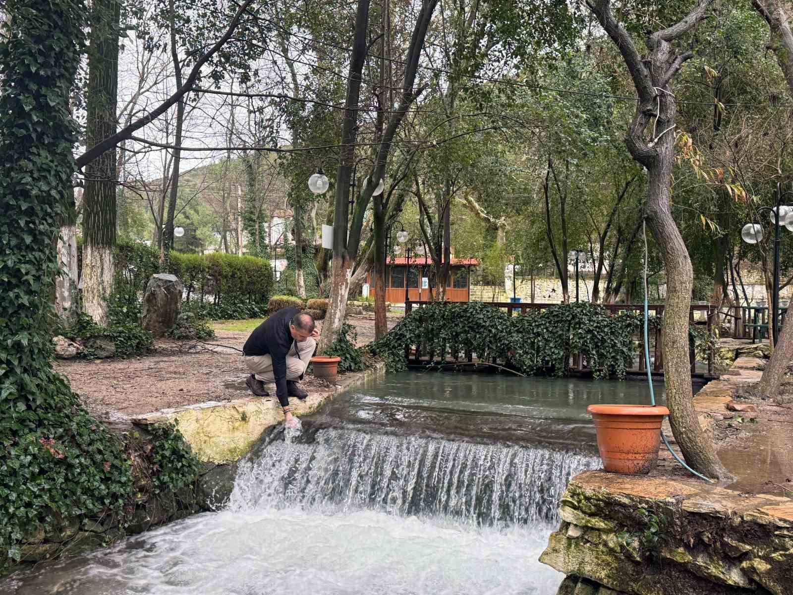 Mesire alanının kuruyan kaynağı tekrar canlandı
