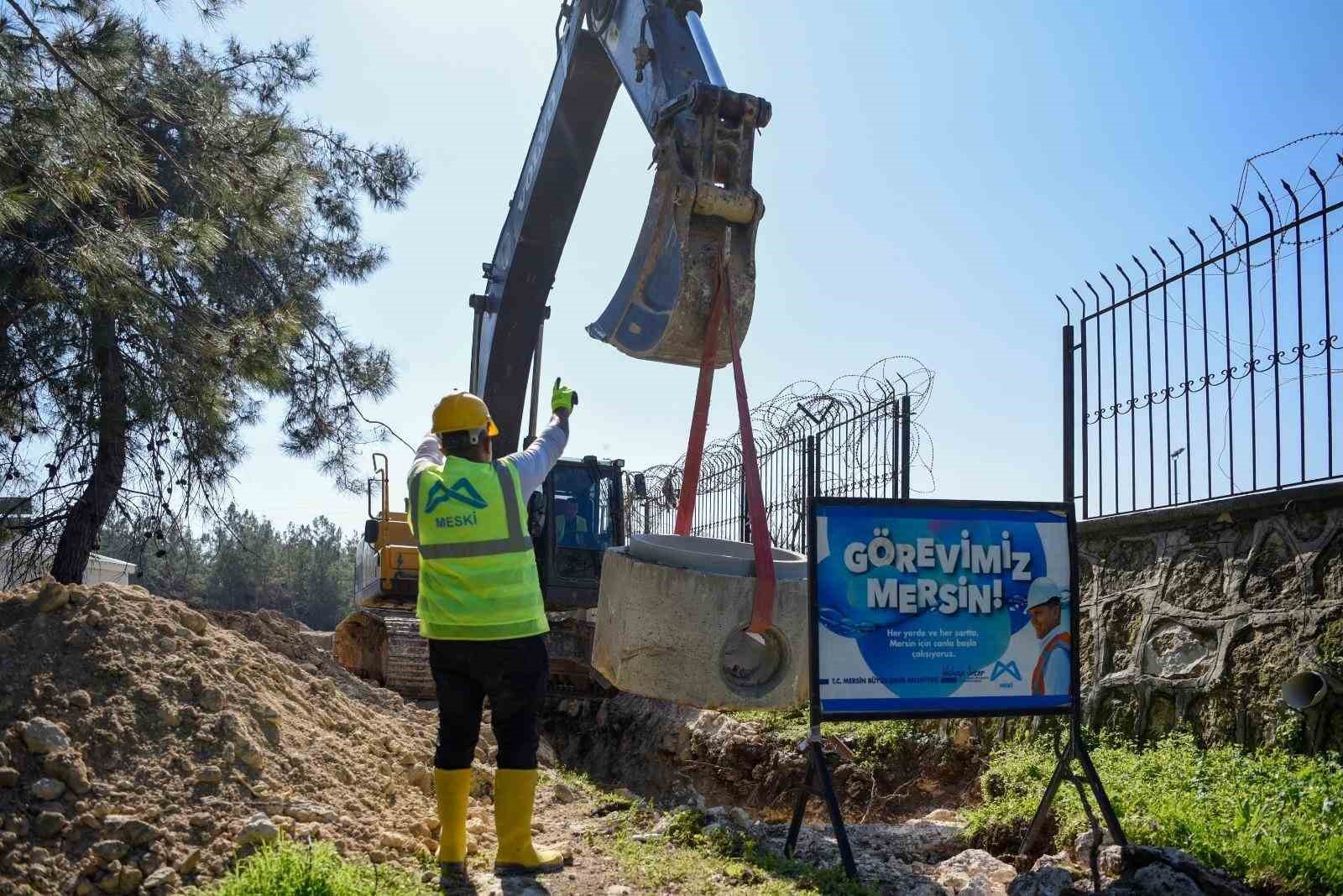 MESKİ’den Mezitli Devlet Hastanesi’ne güçlü altyapı yatırımı
