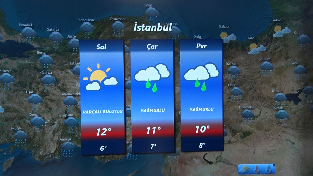 Meteoroloji Genel Müdürlüğü duyurdu: "Bayram boyunca ülke genelinde yağışlı hava hakim olacak"
Meteoroloji Genel Müdürlüğü duyurdu: "Bayram boyunca ülke genelinde yağışlı hava hakim olacak"
