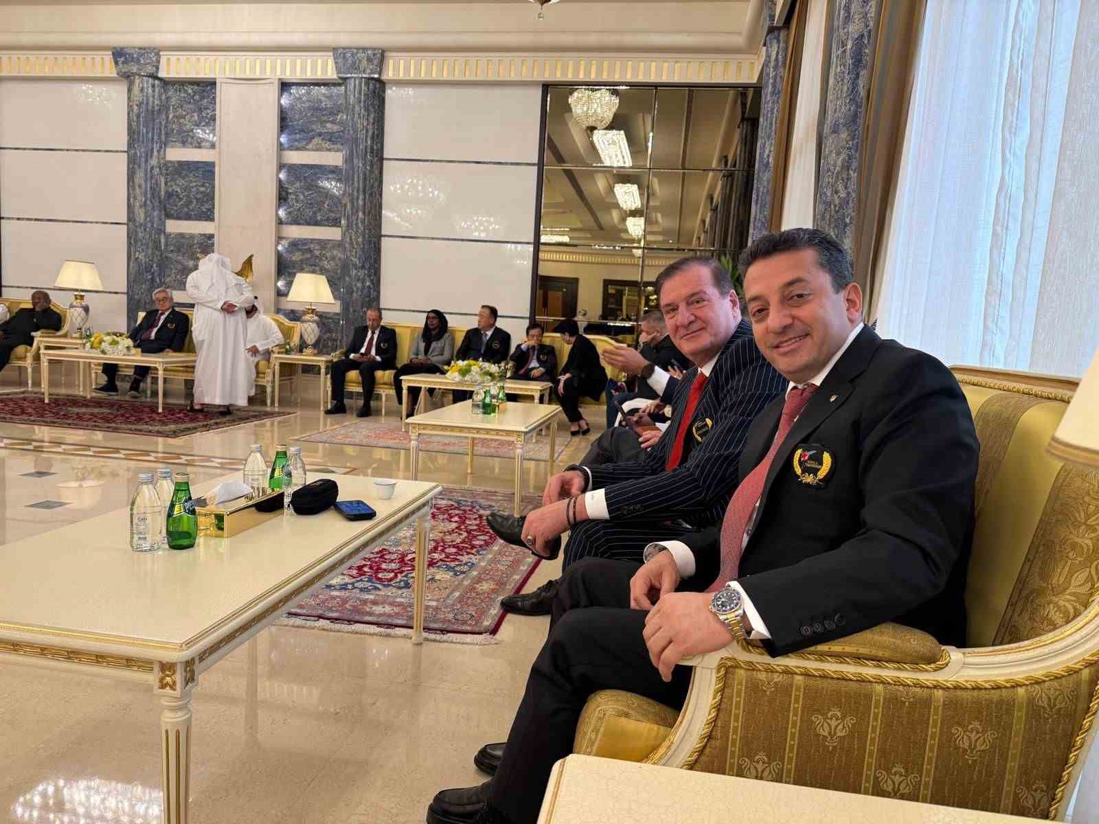 Metin Şahin’den Şeyh Hamad bin Mohammed Al Sharqi’ye ziyaret
