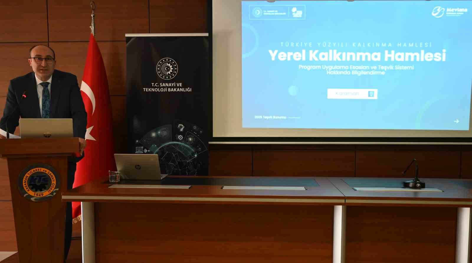 MEVKA, Yerel Kalkınma Hamlesi Teşvik Programı ve 2026 Yılı Sosyal Kapsayıcı Yeşil Geçiş Geri Ödemeli Finansman Desteği Programı’nı Karaman’da Tanıttı
