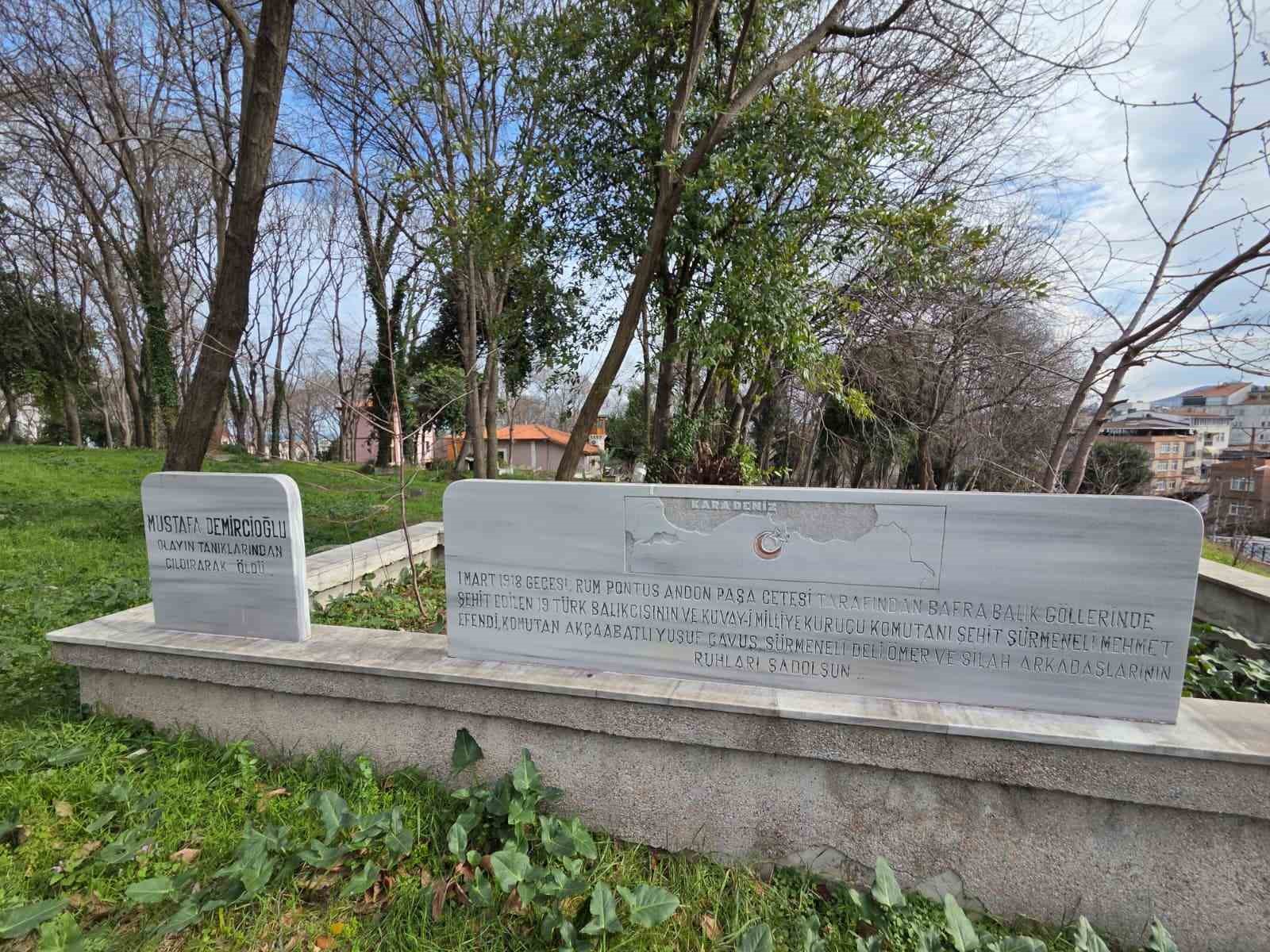 Mezar taşları Pontus vahşetini anlatıyor
