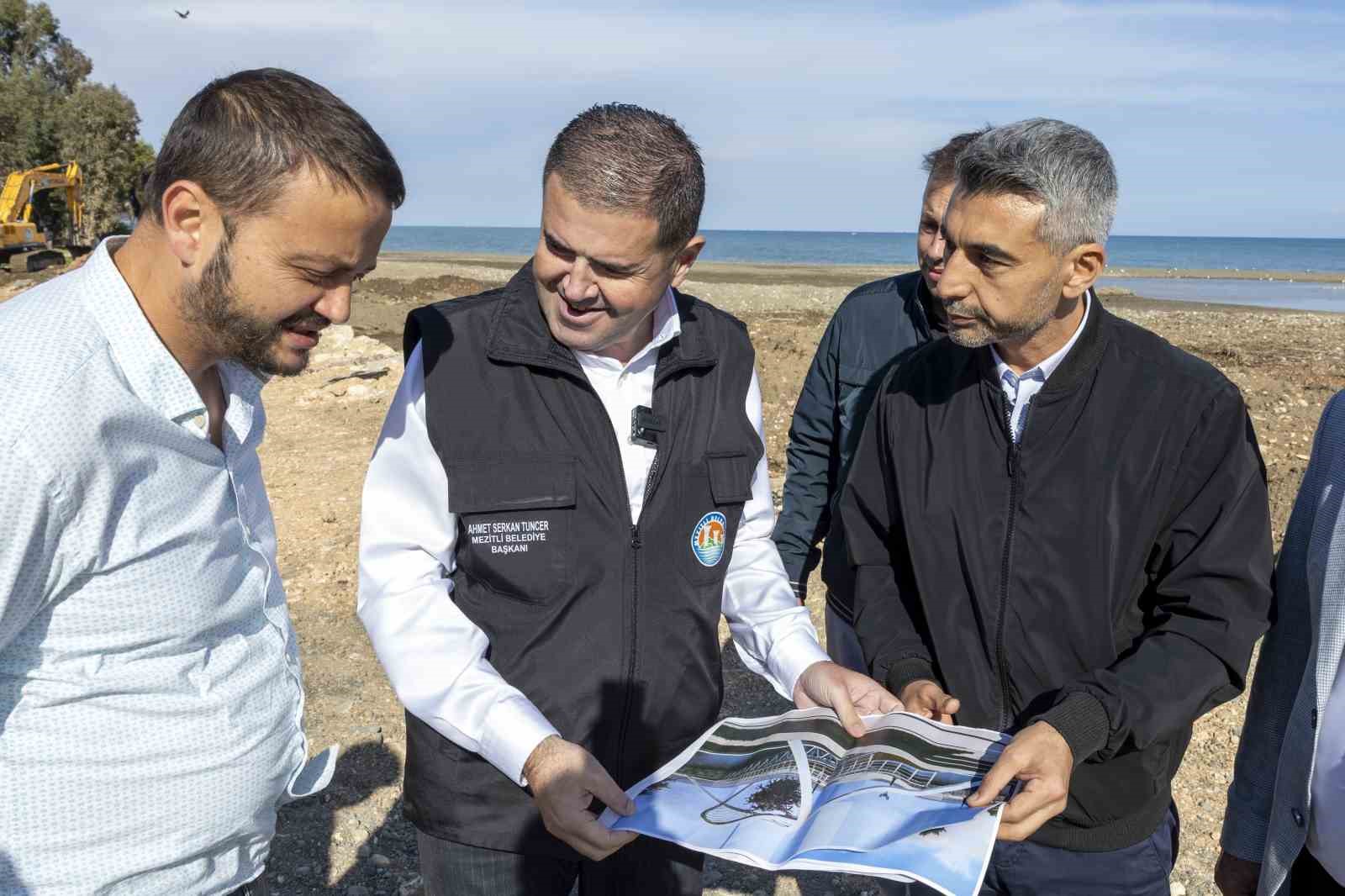 Mezitli Belediyesinden Tece sahiline modern yaşam alanı projesi
