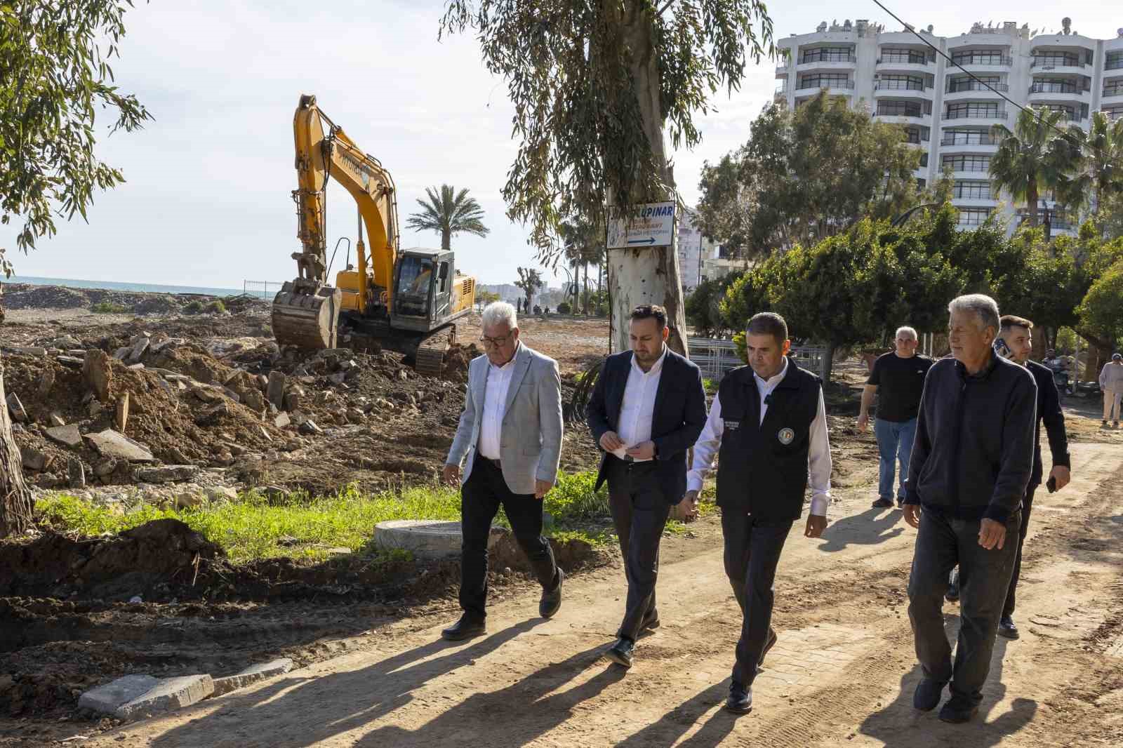 Mezitli Belediyesinden Tece sahiline modern yaşam alanı projesi
