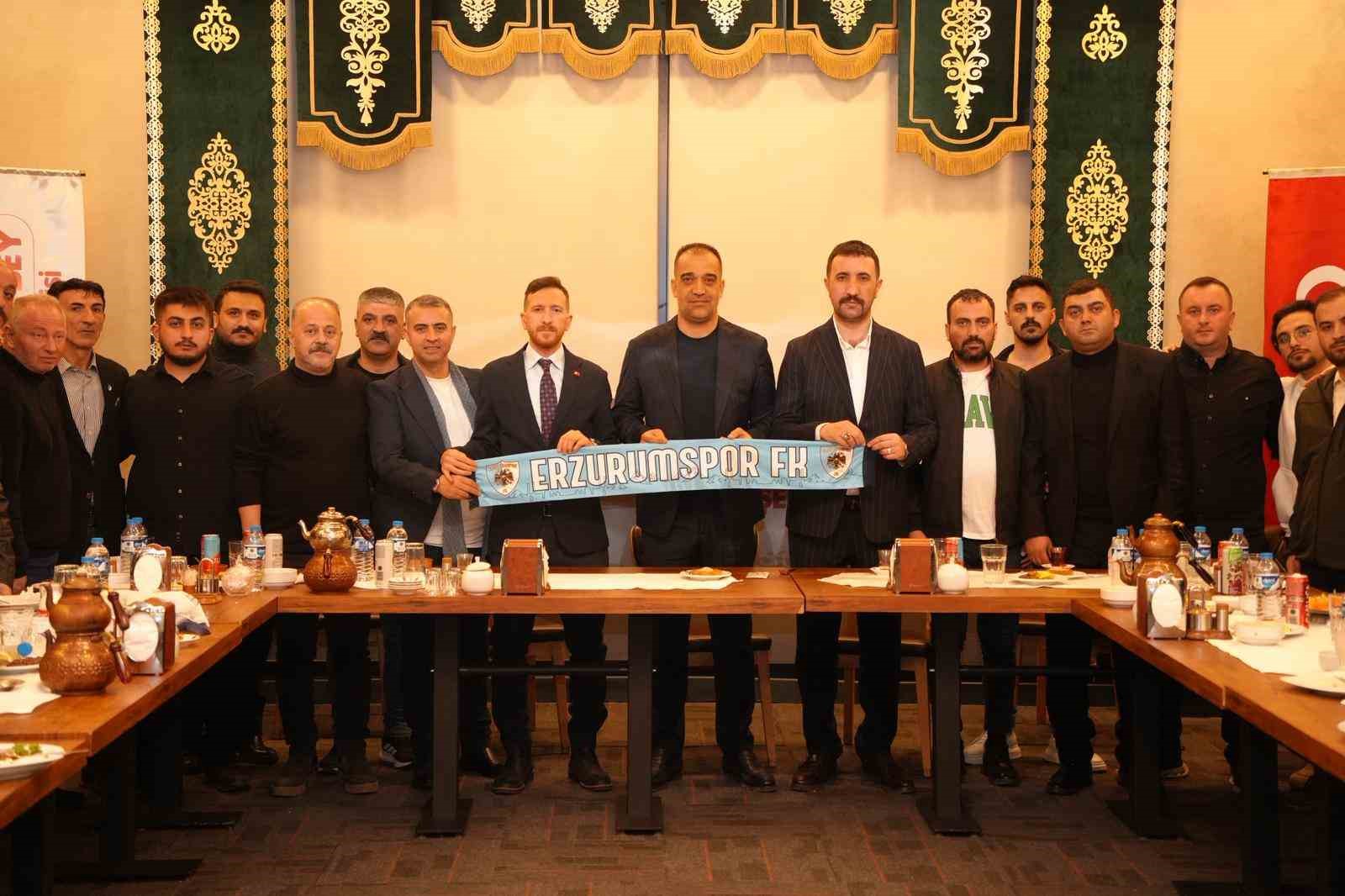 MHP’den Erzurumspor yönetimi ve taraftar gruplarına iftar programı
