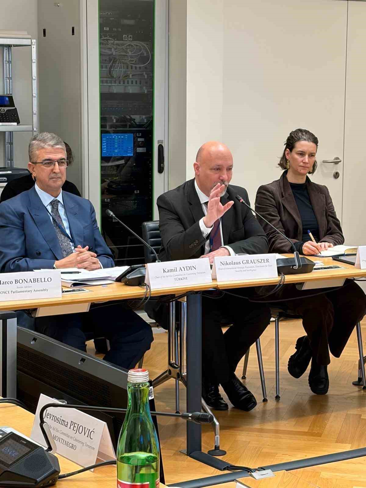 MHP’lı Kamil Aydın, AGİTPA kış genel kurulu için Viyana’da
