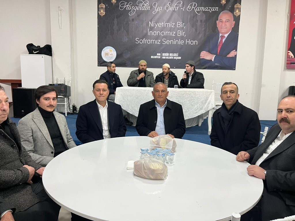 Milletvekili Hatipoğlu, Han muhtarları ile bir araya geldi
