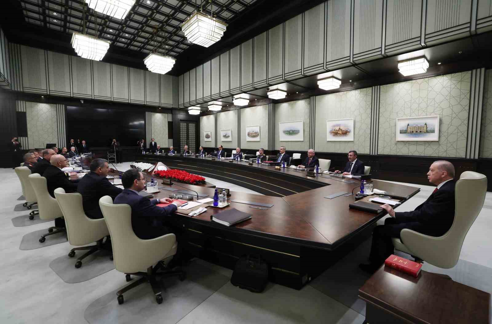 Milli Güvenlik Kurulu, Cumhurbaşkanı Recep Tayyip Erdoğan’ın başkanlığında toplandı.
