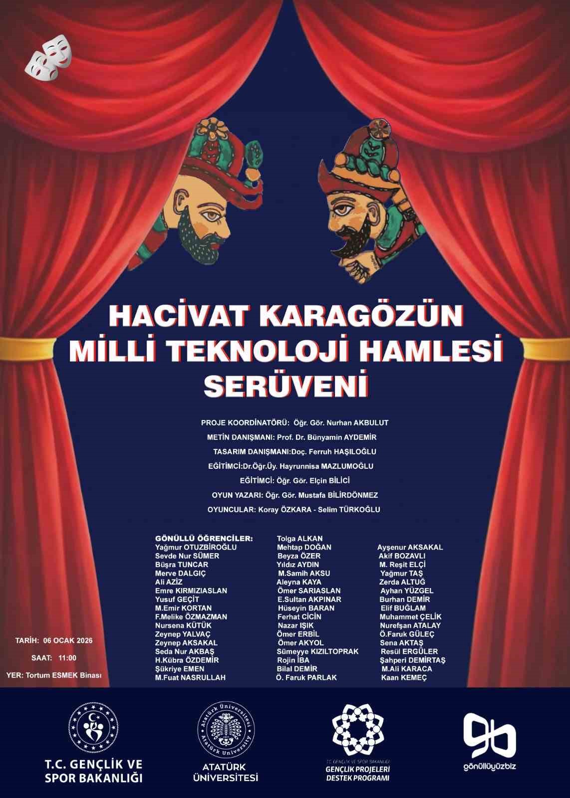 Milli teknoloji hamlesi "Karagöz ve Hacivat" ile tiyatro sahnesinde çocuklarla buluştu
Milli teknoloji hamlesi "Karagöz ve Hacivat" ile tiyatro sahnesinde çocuklarla buluştu