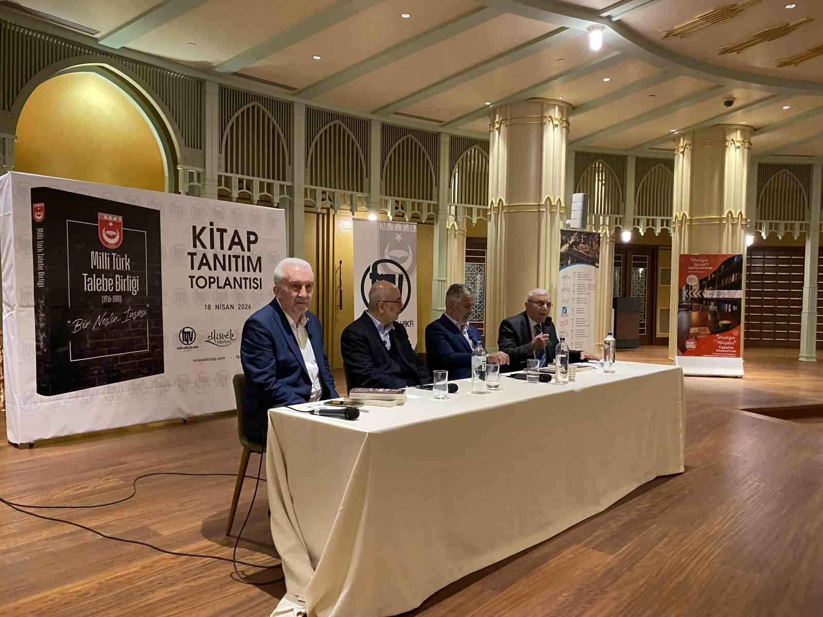 "Milli Türk Talebe Birliği Bir Neslin İnşası" kitabının tanıtım toplantısı gerçekleştirildi
