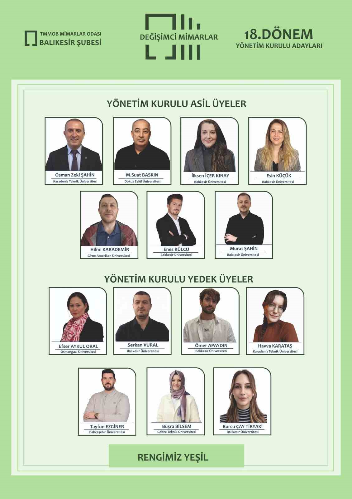 Mimarlar Odasında Osman Zeki Şahin adaylığını açıkladı
