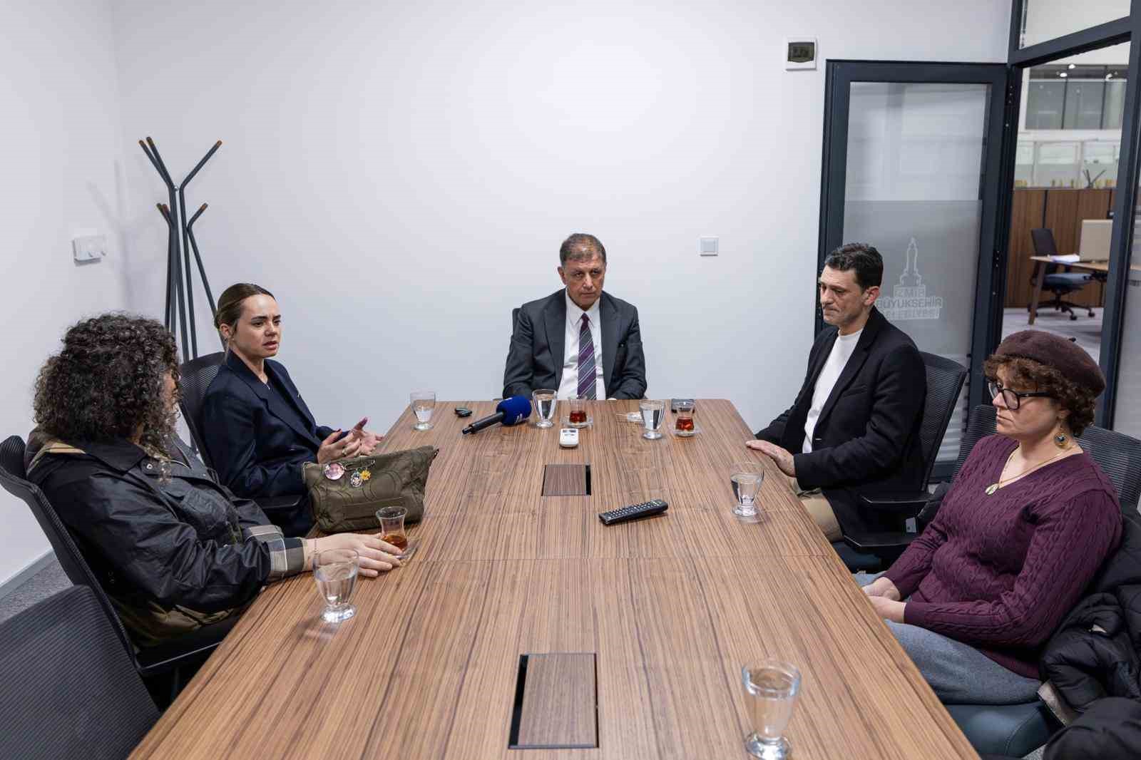 Minguzzi ailesinden Başkan Tugay’a ziyaret
