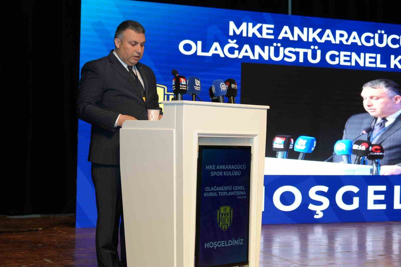 MKE Ankaragücü’nde yeni başkan İlhami Alparslan oldu
