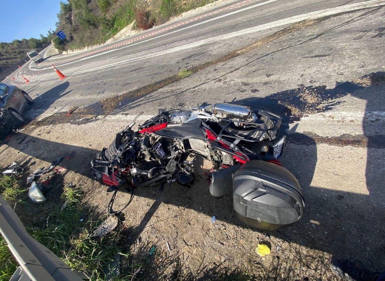 Motosiklette ölüm böyle geldi...
