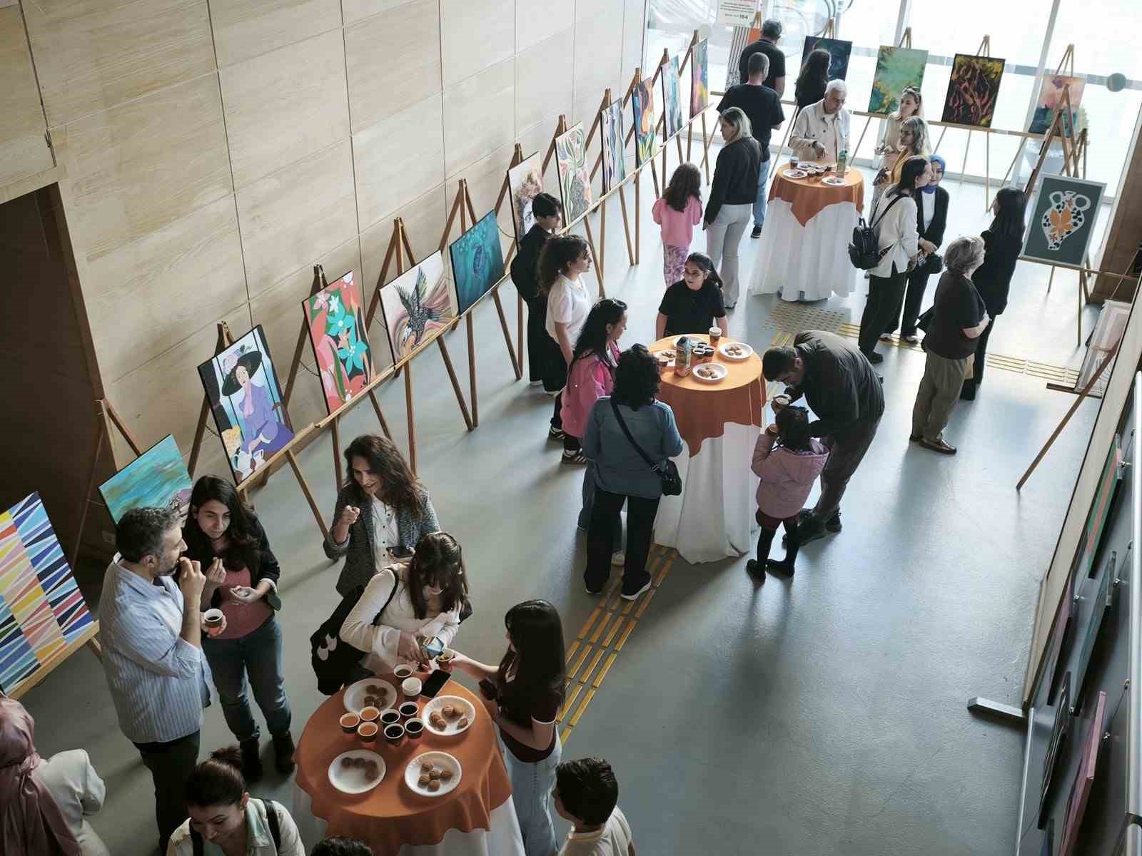 MTK Koleji öğrencilerinin eserleri görücüye çıktı
