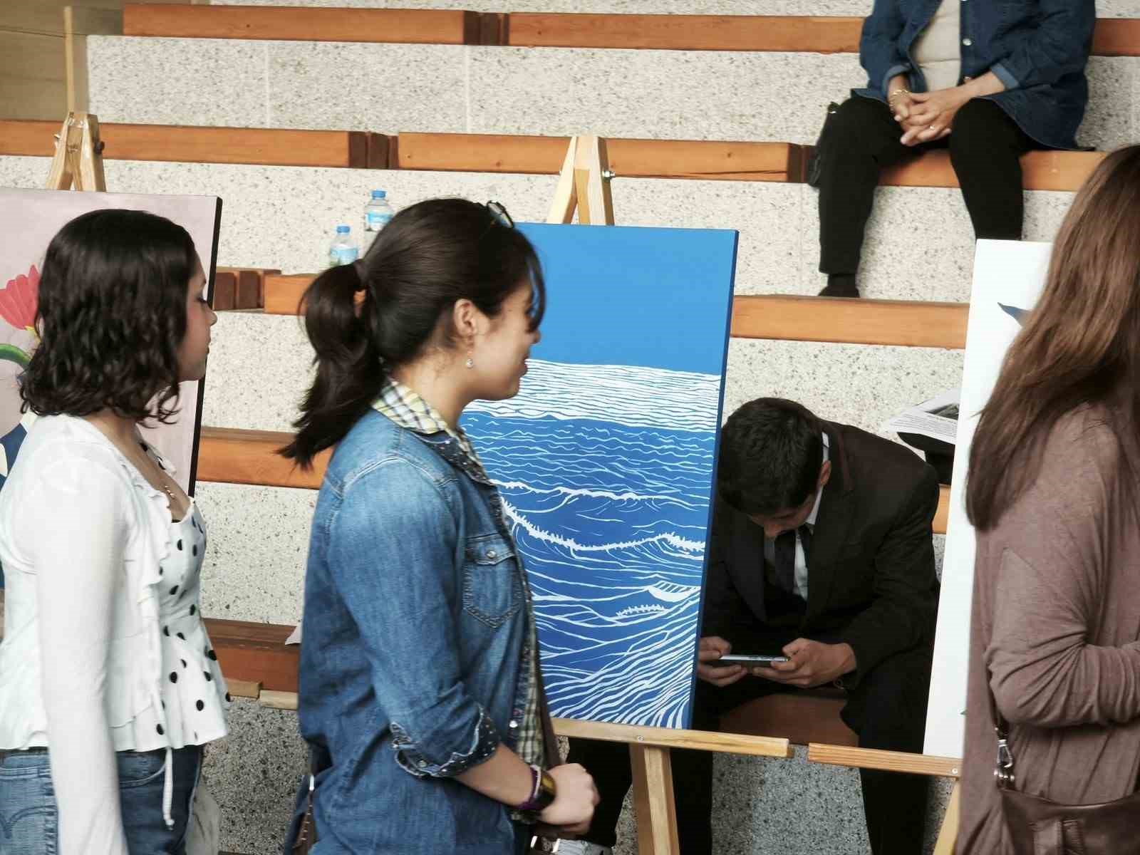 MTK Koleji öğrencilerinin eserleri görücüye çıktı
