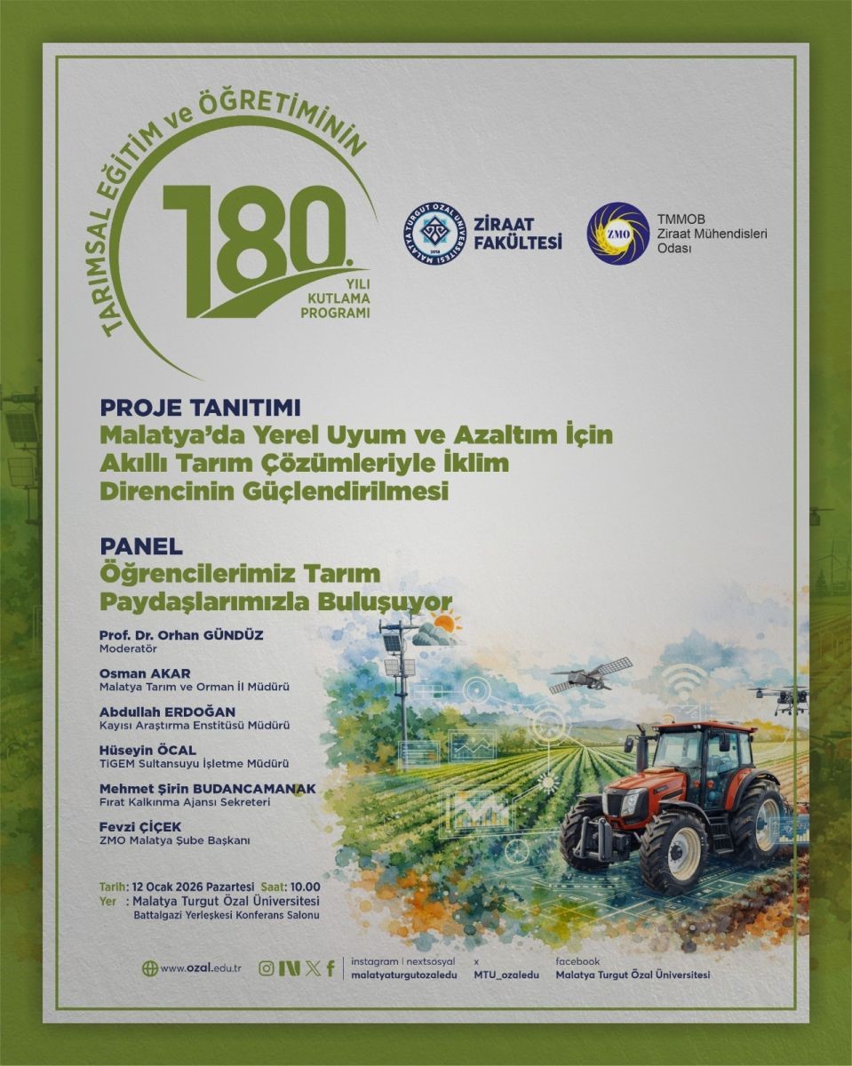 MTÜ, tarım öğretiminin 180. yılını kutlayacak
