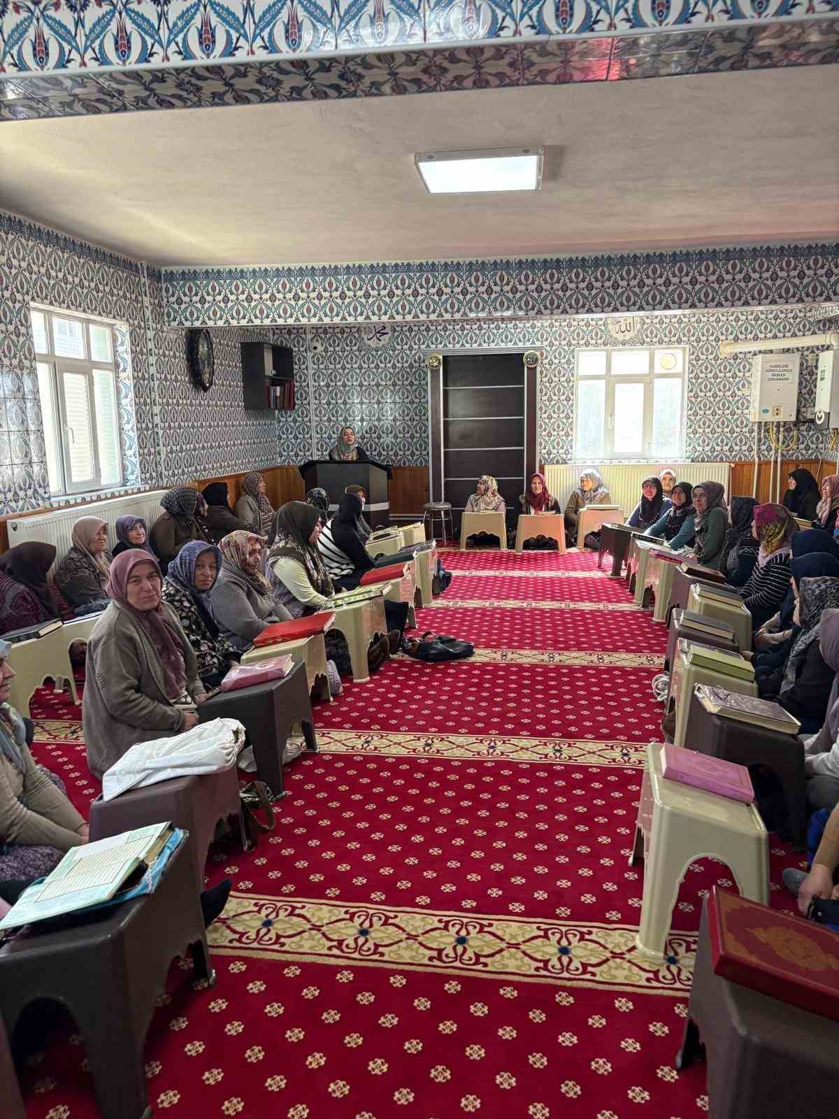 Müftülükten kadınlara yönelik sohbet programları
