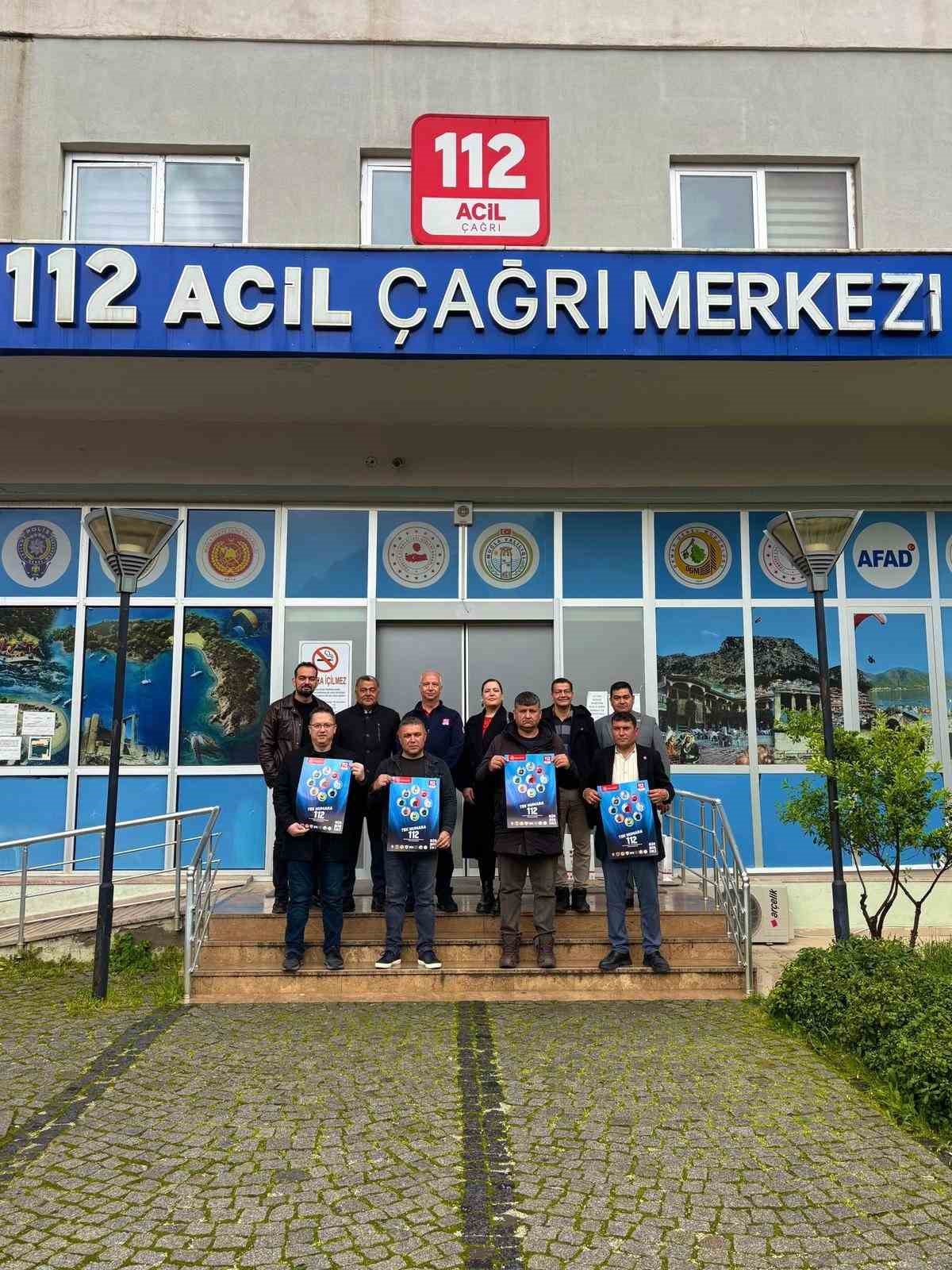 Muğla 112 Acil Çağrı Merkezi muhtarları ağırladı

