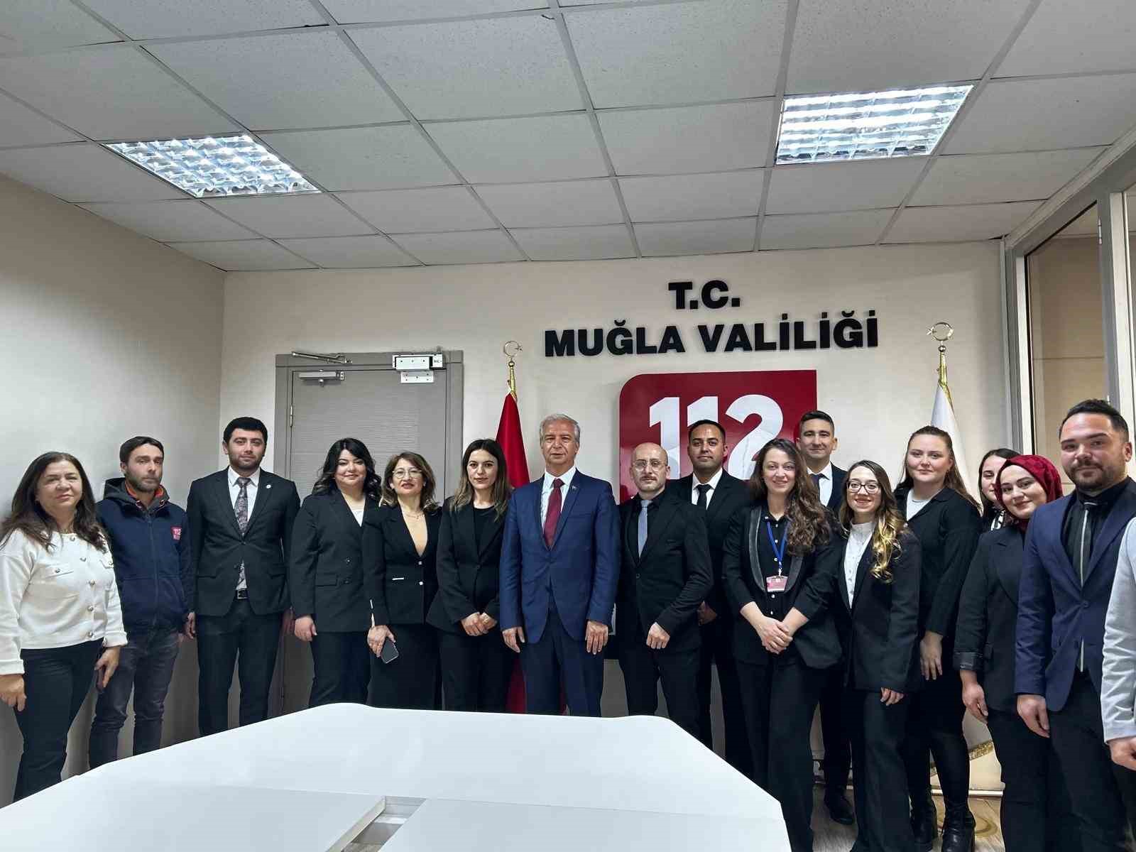 Muğla 112 Acil Çağrı Merkezi’nde yemin heyecanı
Muğla 112 Acil Çağrı Merkezi’nde yemin heyecanı