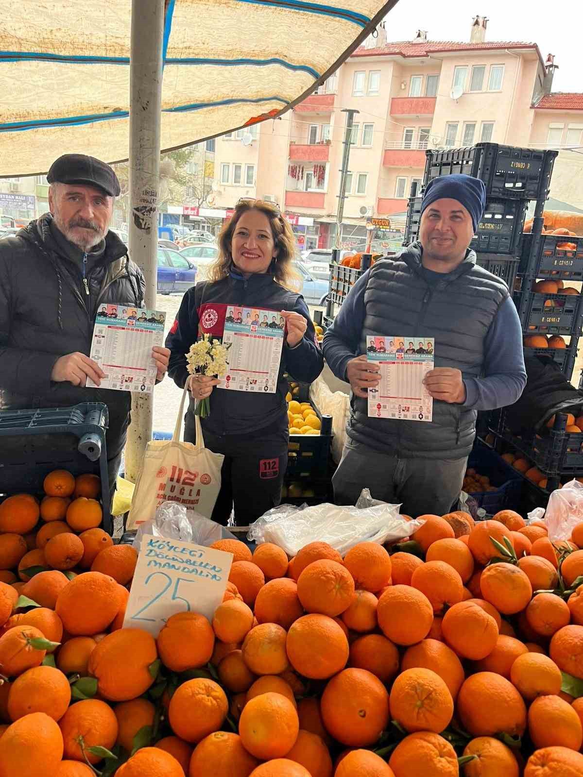 Muğla’da 112 tanıtımına yoğun ilgi
