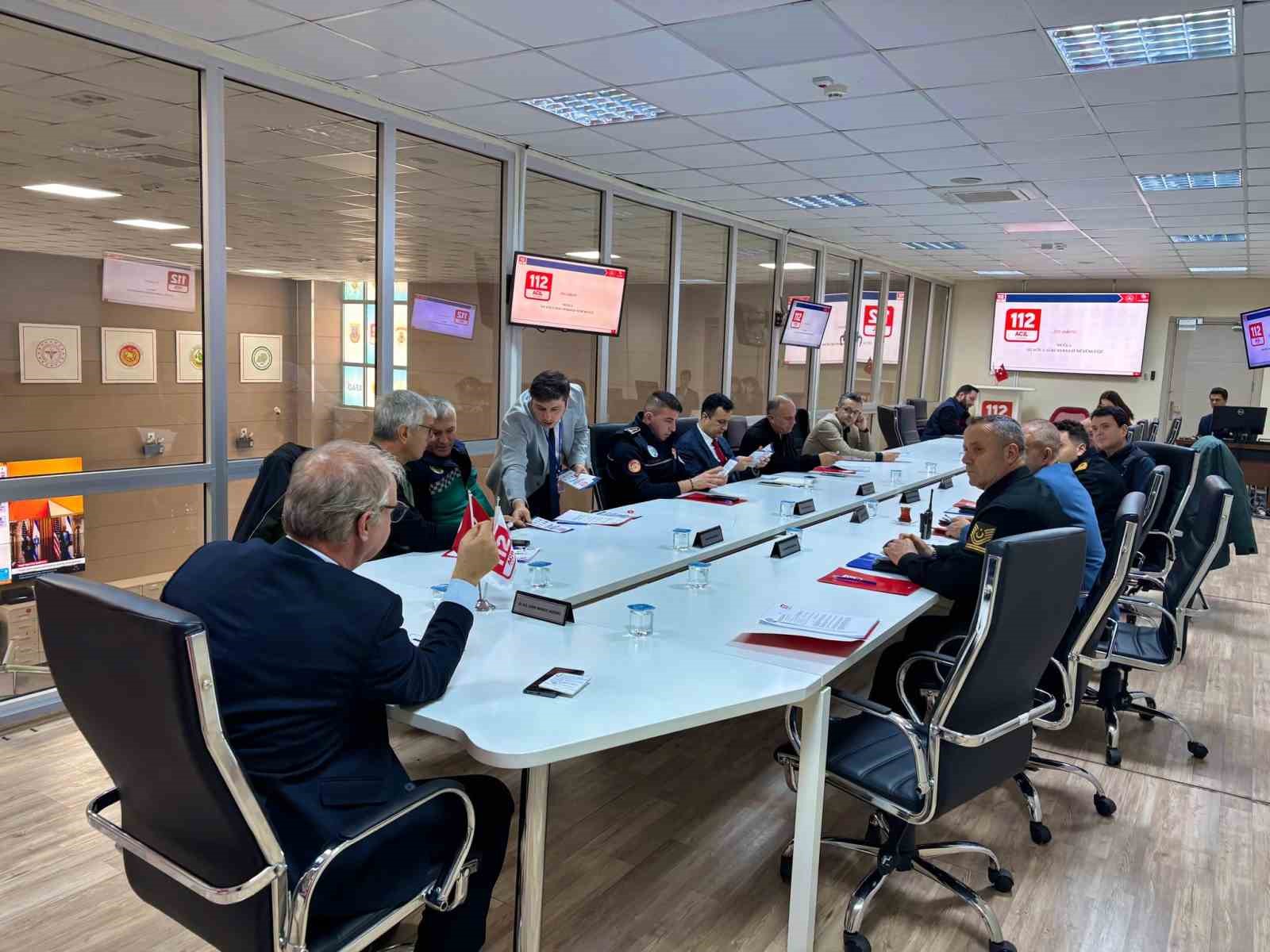 Muğla’da Acil Çağrı hizmetlerinde Şubat ayı toplantısı yapıldı
