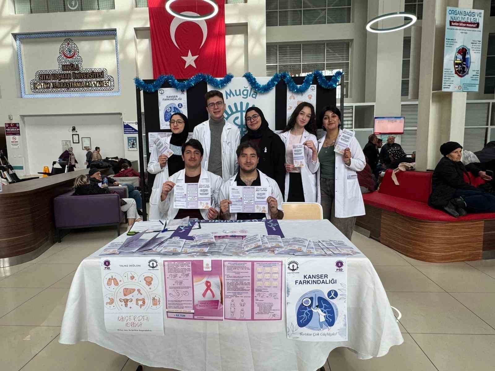 Muğla’da "kanser okuryazarlığı" seferberliği genç tıbbiyelerden önemli adım
