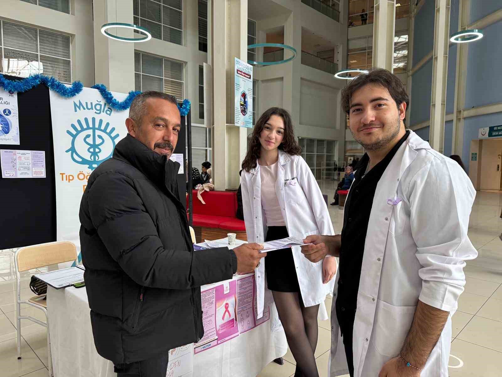 Muğla’da "kanser okuryazarlığı" seferberliği genç tıbbiyelerden önemli adım
