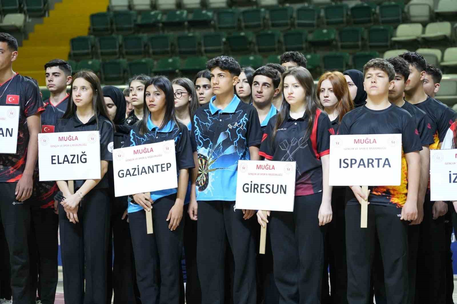 Muğla’da Okul Sporları Dart Türkiye Birinciliği başladı
