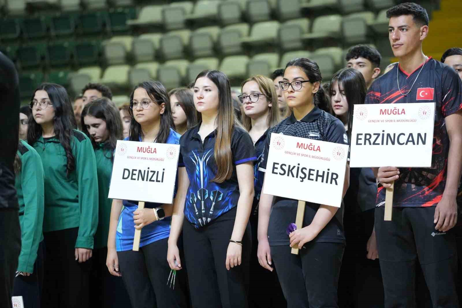 Muğla’da Okul Sporları Dart Türkiye Birinciliği başladı
