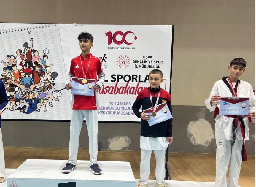 Muğlalı sporcular Uşak’tan 3 madalya ile döndü
