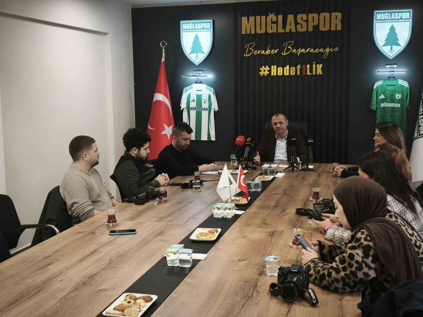 Muğlaspor Kulüp Başkanı Kıyanç’tan stat ve gelir açıklaması
