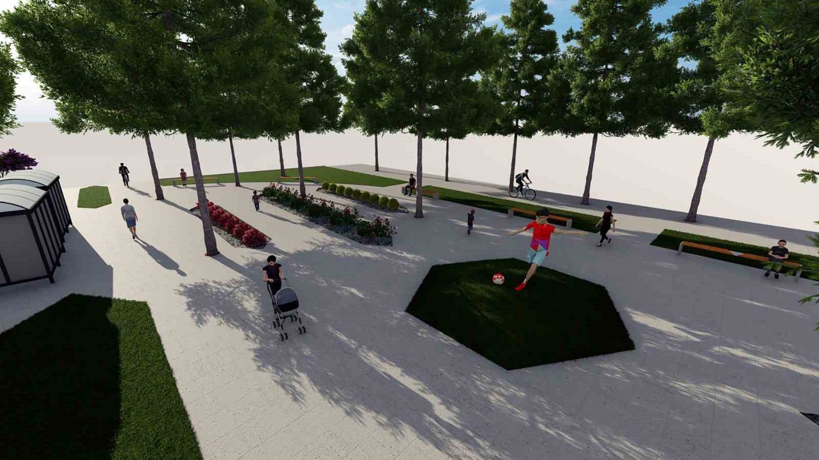 Muğlaspor Parkı’nda yenileme çalışması başladı
