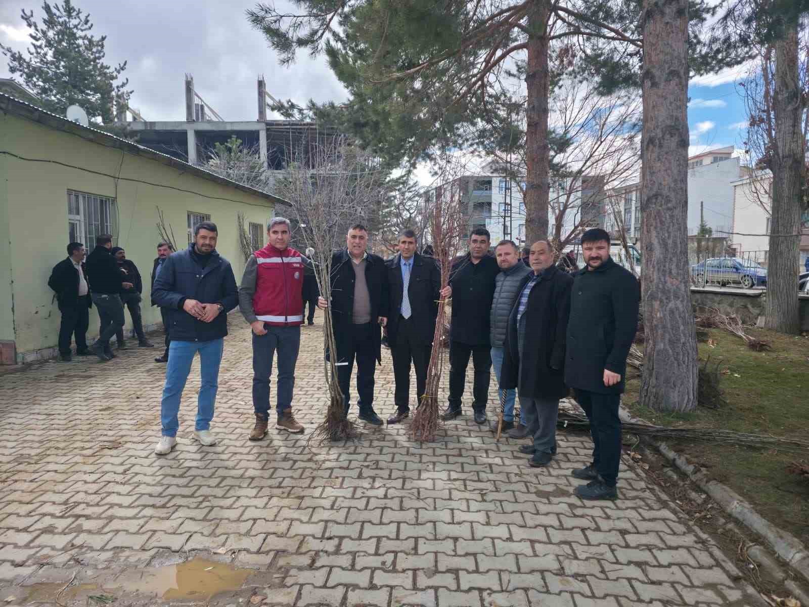 Muradiye’de yüzde 90 hibeli 50 bin adet meyve fidanı dağıtımı yapıldı
