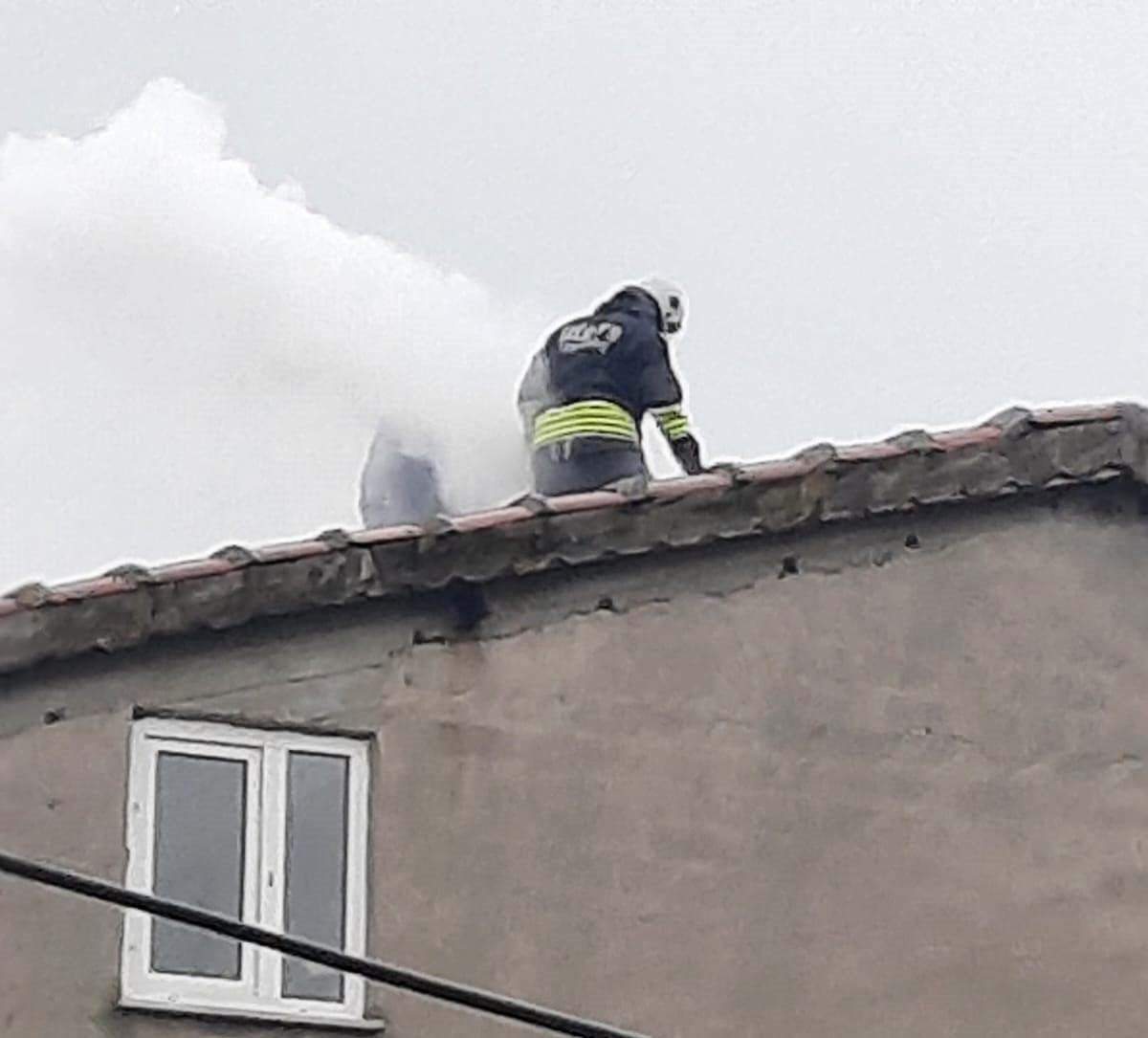 Muratlı’da baca yangını korkuttu
