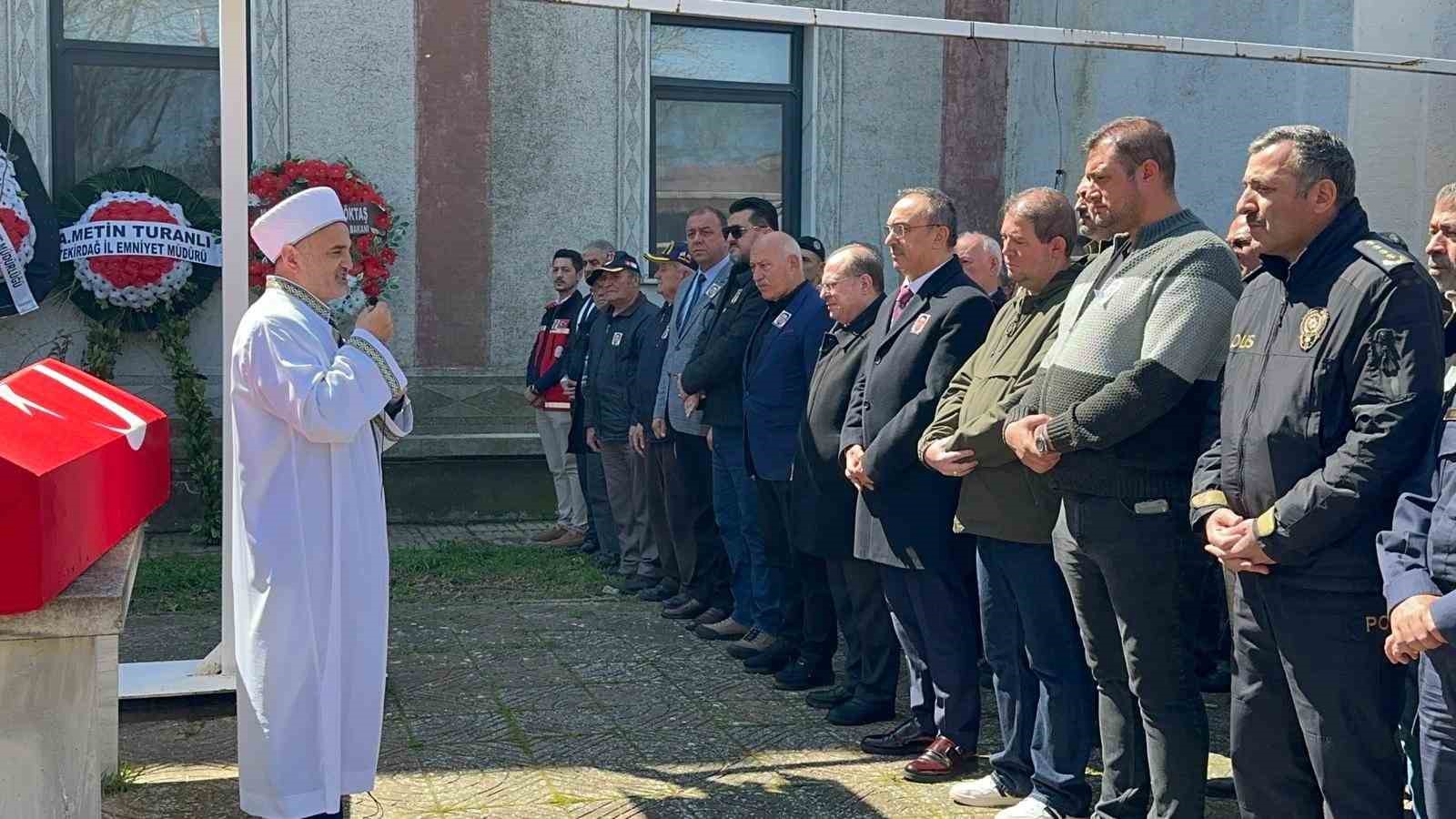 Muratlı’da gazi polis için son görev
