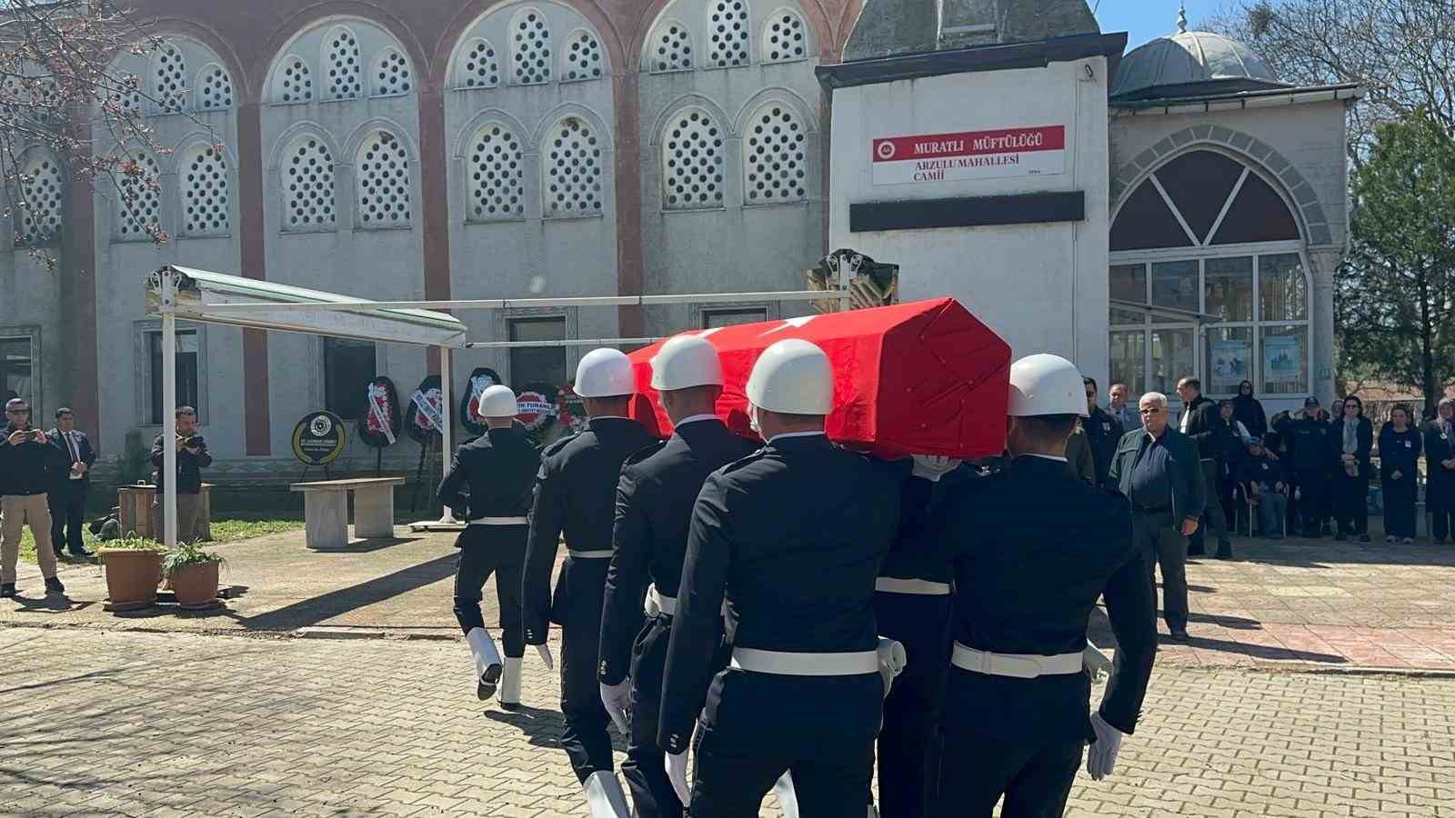 Muratlı’da gazi polis için son görev
