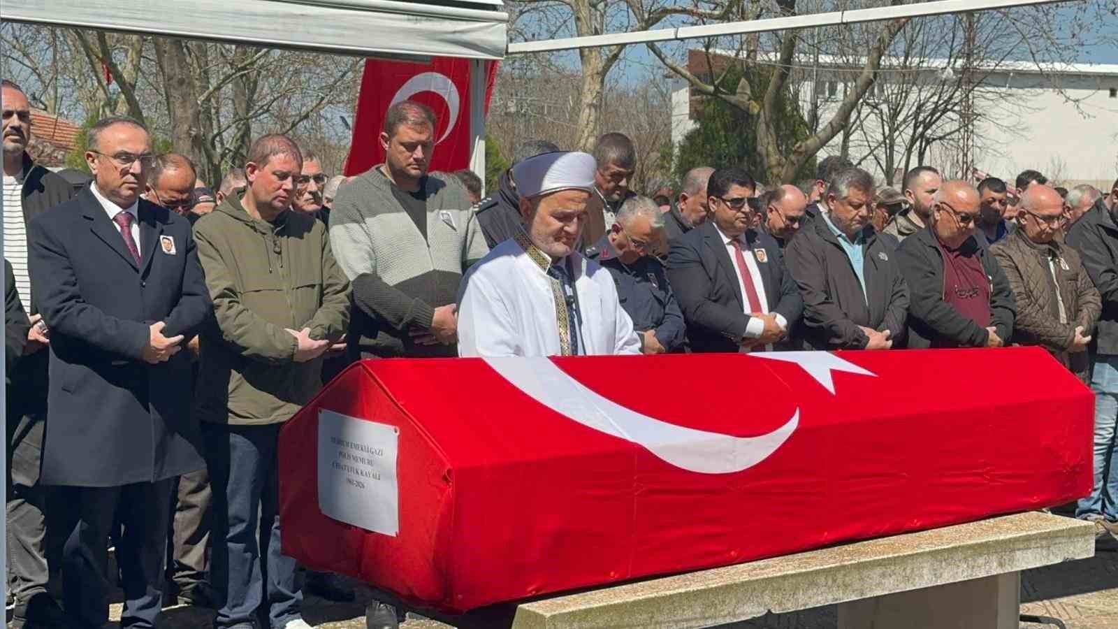 Muratlı’da gazi polis için son görev
