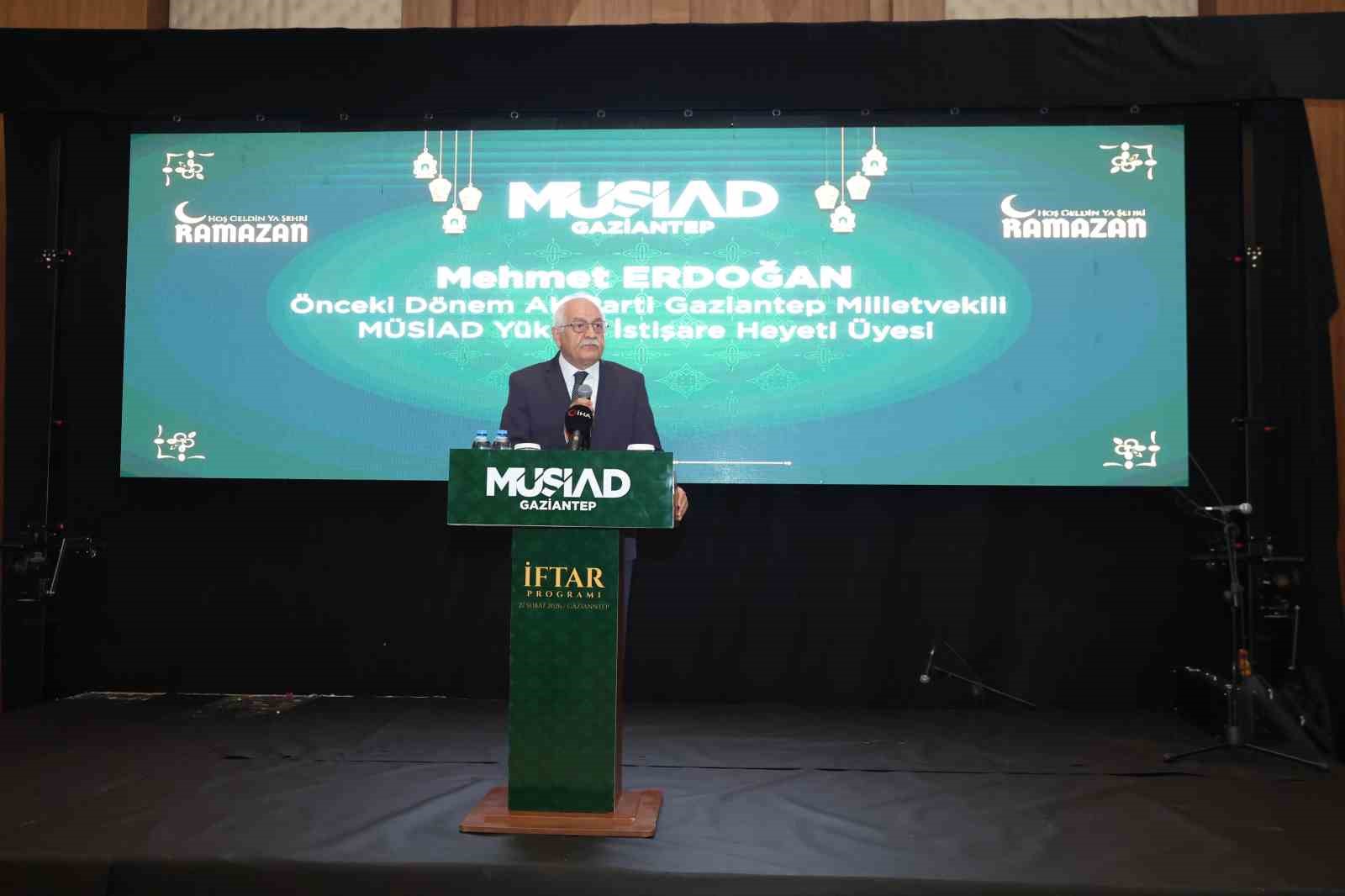 MÜSİAD Gaziantep’te iftar programı düzenlendi
