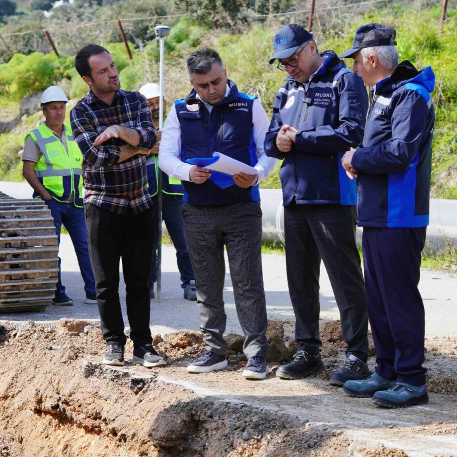 MUSKİ Genel Müdürü Şengül Bodrum’daki çalışmaları inceledi
