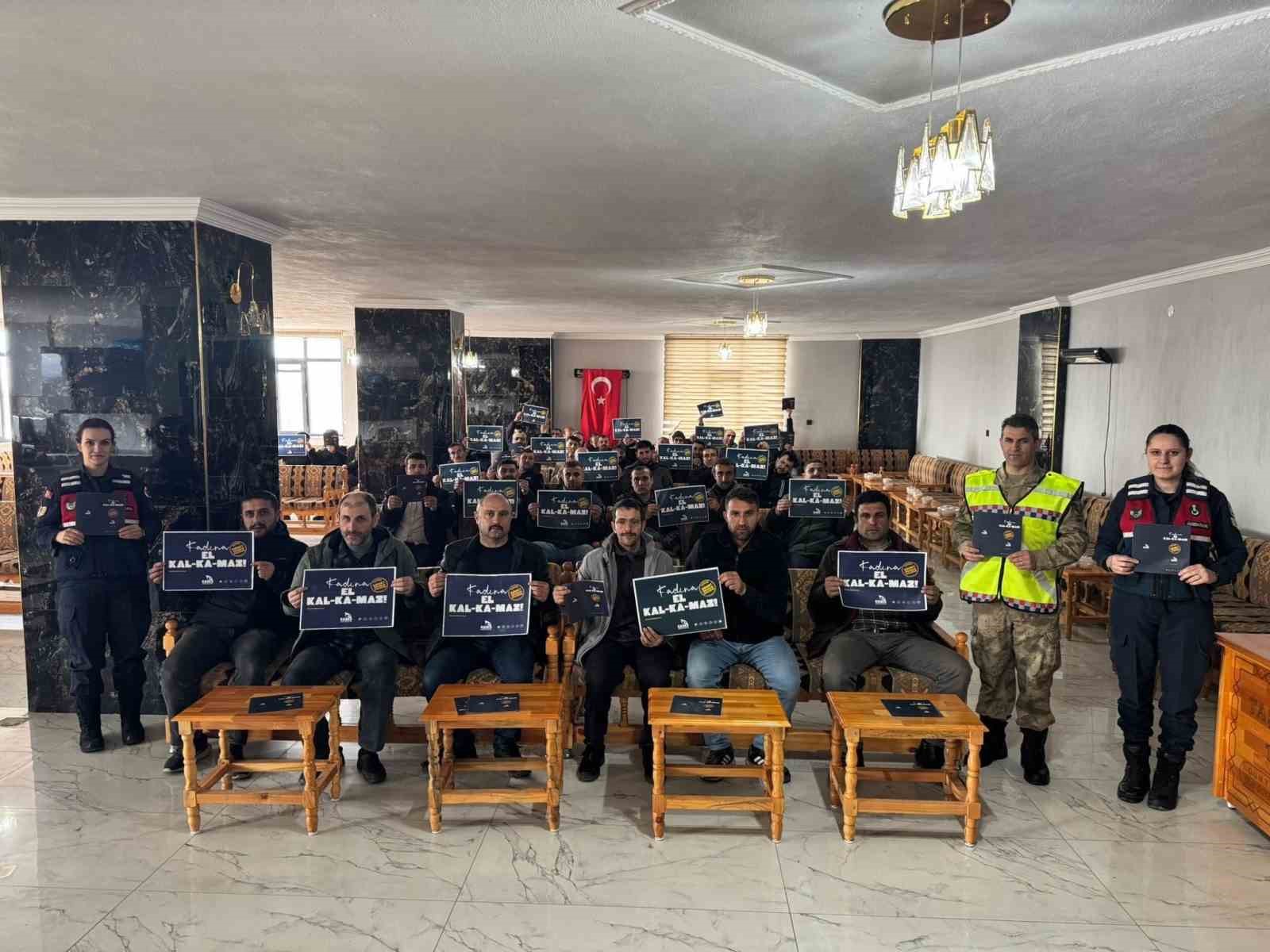 Muş’ta kadına yönelik şiddetle mücadele için bilinçlendirme çalışması
