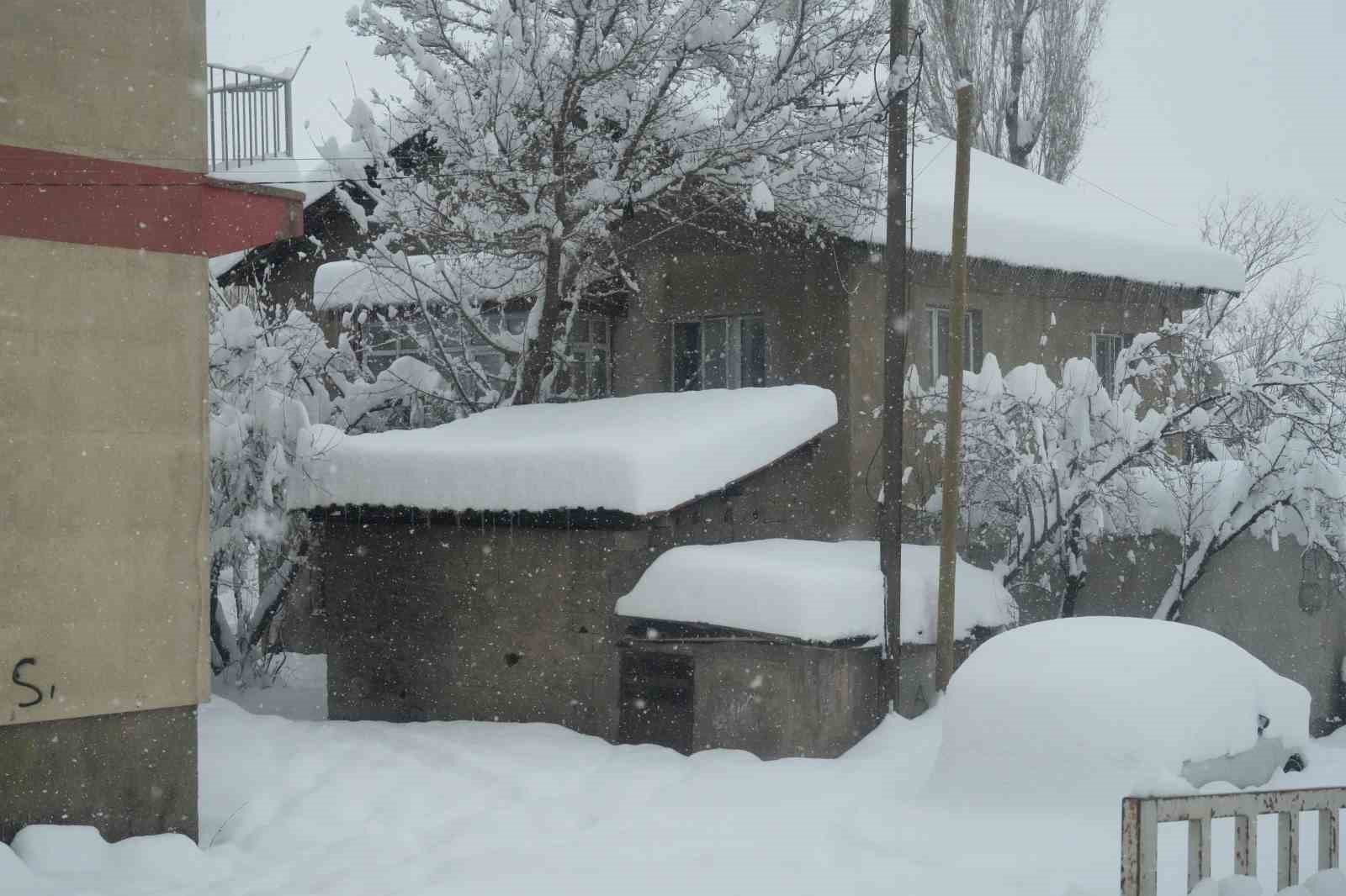 Muş’ta yoğun kar yağışı hayatı olumsuz etkiledi
