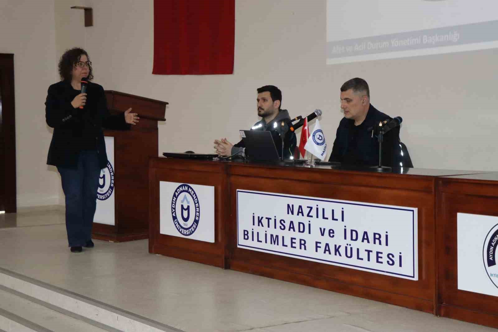 NAFAD ekiplerinden öğrencilere eğitim
