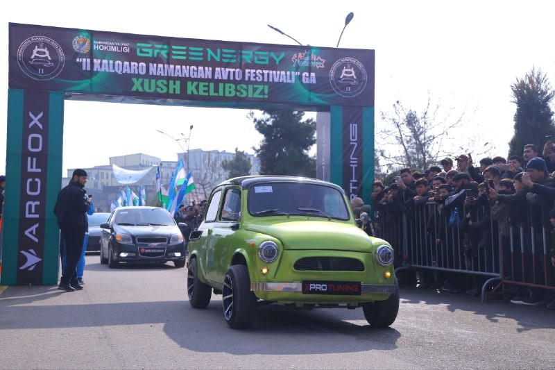 Namangan Otomobil Festivali’ne büyük ilgi
